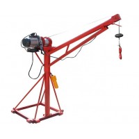 Construction mini portable crane small electric crane boom lifting truck mounted crane hydraulic